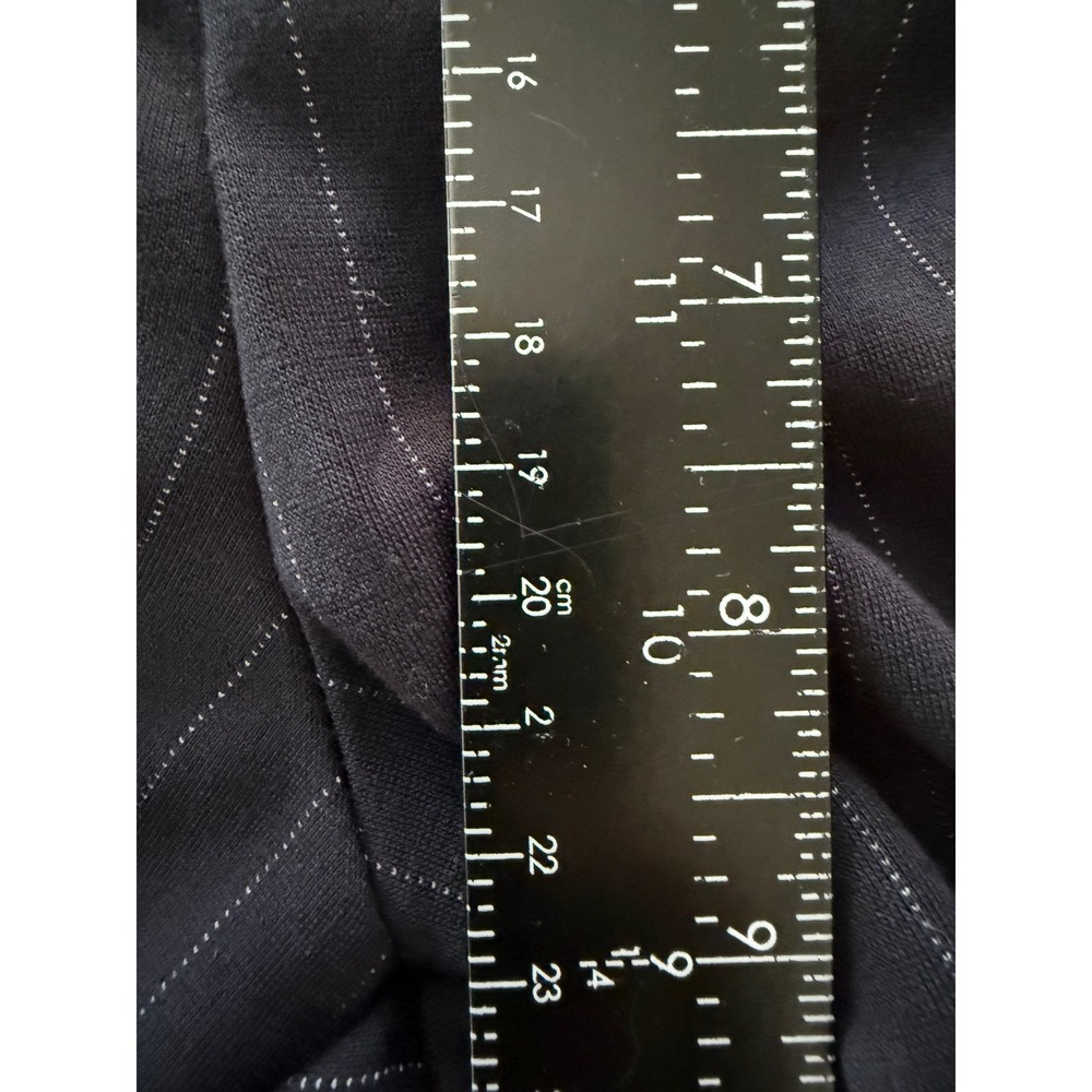 Liverpool Los Angeles Pinstripe Pants Women 8/29 Navy Blue Career Trousers - Picture 9 of 9